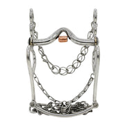 5 1/8" Horse Bit Corazon Freno Charro Acero Copper - M - Royal Saddles - Charro Bits/Frenos