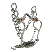 5 3/8" Acero Freno Corazon Charro Cobre Horse Bit Copper - M - Royal Saddles - Charro Bits/Frenos