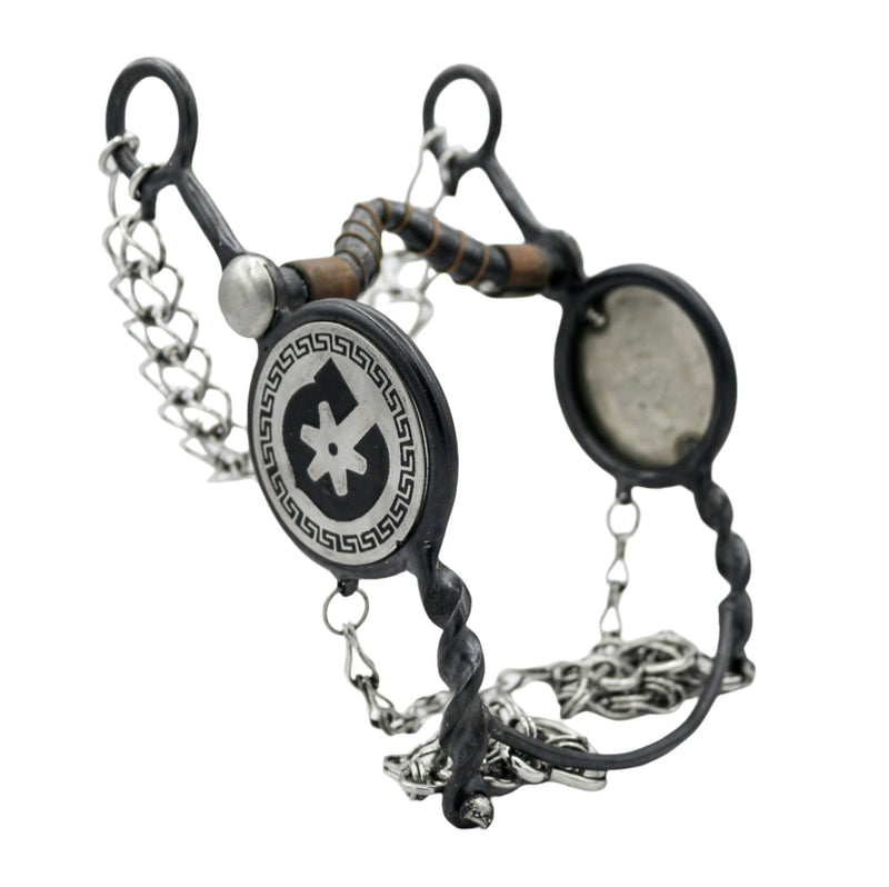 4 5/8" Caballo Charros Original Black Matte Freno Bit