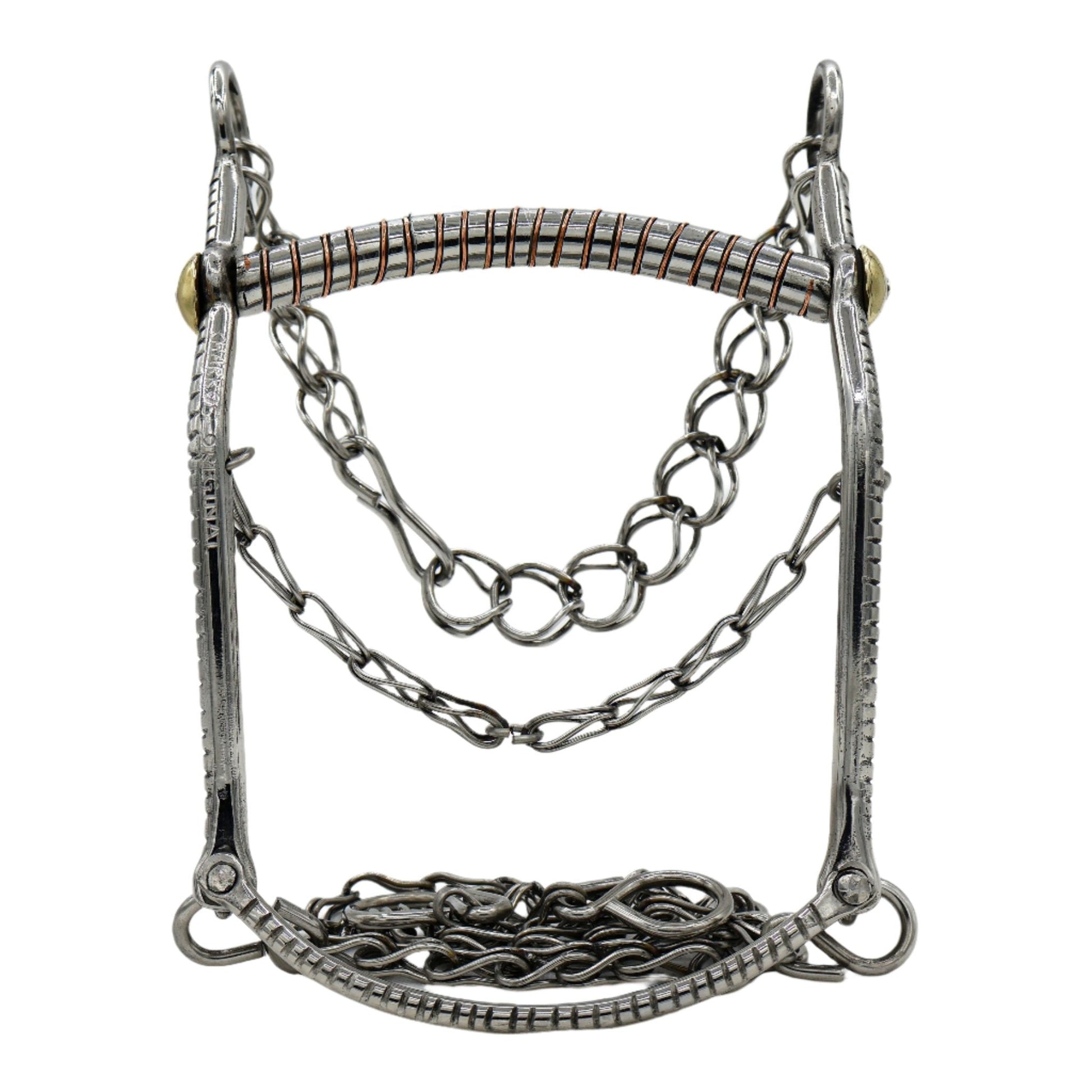 5 3/8" Horse Bit Charro Banana Para Caballo Charro Platano - M - Royal Saddles - Charro Bits/Frenos