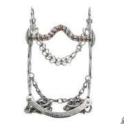 5 3/8" Stainless Steel Charro Freno Horseshoe Bit - M-Royal Saddles - Charro Bits/Frenos