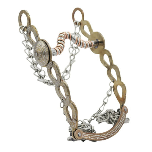 5" Dorado Charro Freno Saddle Horseshoe Bit - M - Royal Saddles - Charro Bits/Frenos