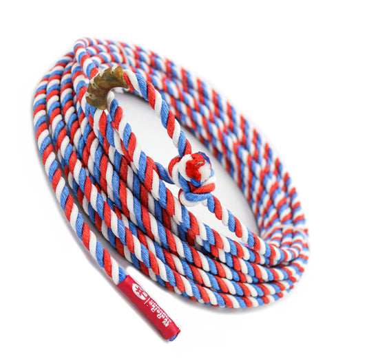 50 FT. Tri - Color 11mm Soga De Plomo (Lead Core) - M - Royal Saddles - Ropes/Sogas