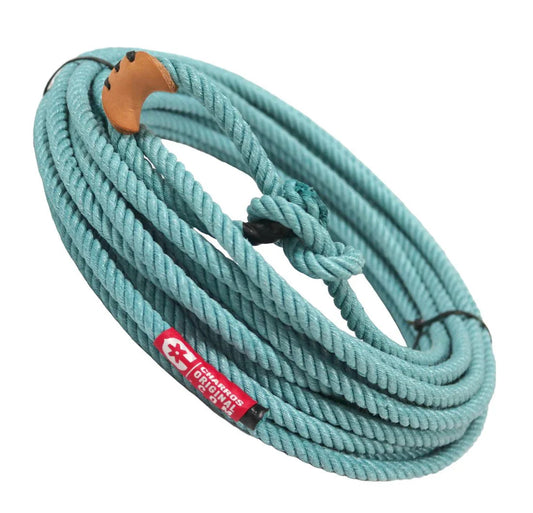 50 Ft Turquoise Poly 11mm (Lead Core) Rope Soga - M - Royal Saddles - Ropes/Sogas