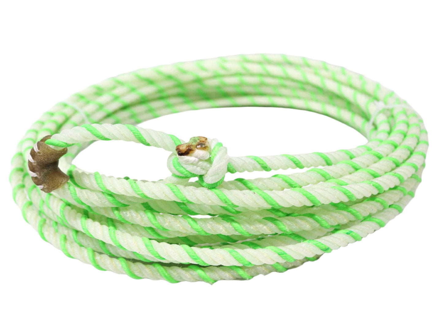 50" Ranch Nylon - Poly Green 3/8" Rope Rodeo Lariat - M - Royal Saddles - Ropes/Sogas