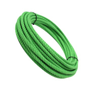 50Ft Lime Green 10.5mm Soga Plomo Lead Core Rope - M - Royal Saddles - Ropes/Sogas