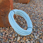 50Ft Sky Blue 10mm Soga Plomo Lead Core Rope - M - Royal Saddles - Ropes/Sogas