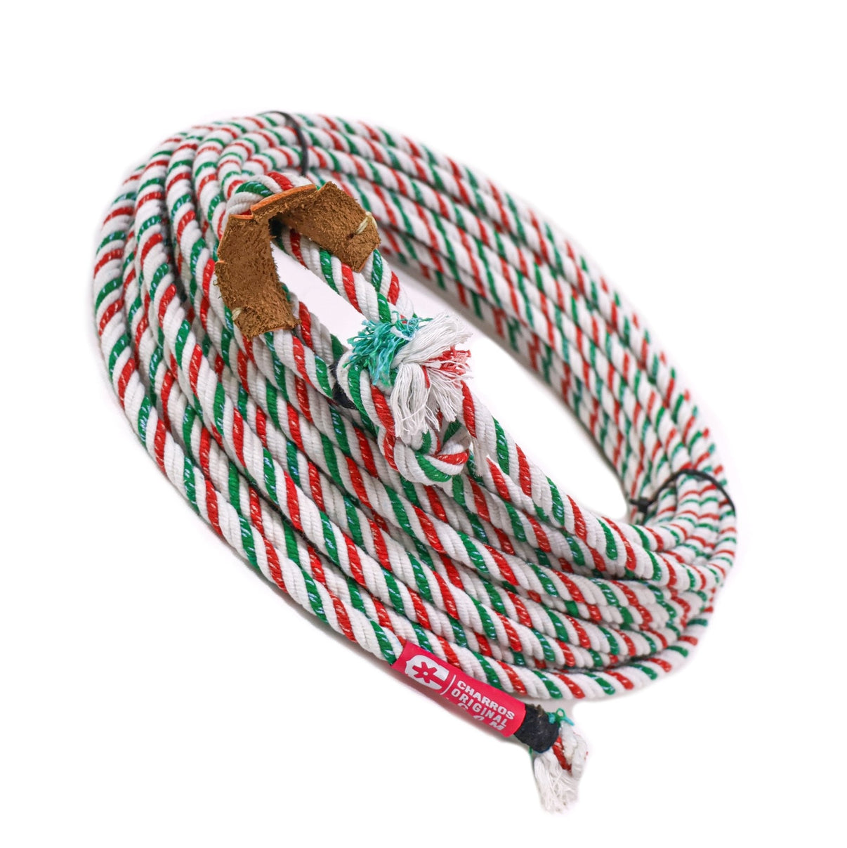 65FT MX Soga Charro 10mm Cotton Rope Algodon Lasso - M - Royal Saddles - Ropes/Sogas