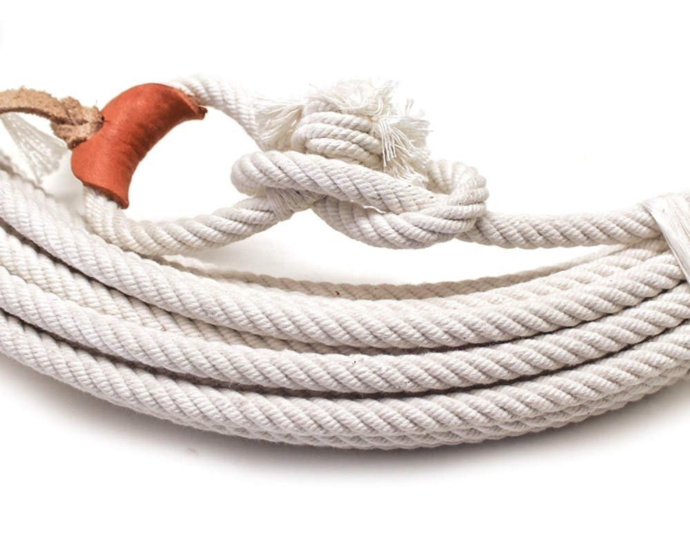 68 Ft White Cotton Rodeo Rope Soga Algodon Charra - M - Royal Saddles - Ropes/Sogas