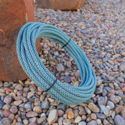 80 Ft Aqua Poly 10.5mm (Lead Core) Soga de Plomo - M - Royal Saddles - Ropes/Sogas