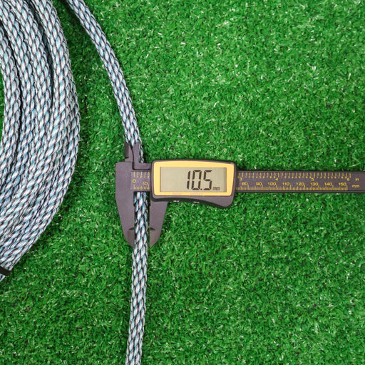 80 Ft Aqua Poly 10.5mm (Lead Core) Soga de Plomo - M - Royal Saddles - Ropes/Sogas