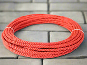 80 Ft Red Soga de Plomo 11mm Lead Core Lasso Rope - M - Royal Saddles - Ropes/Sogas