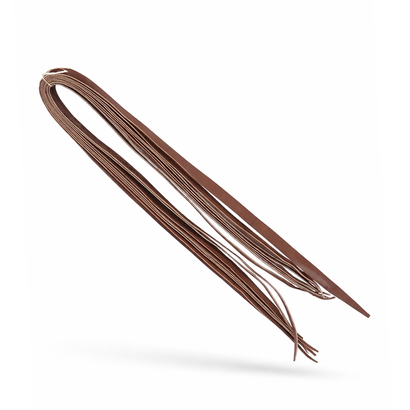 Brown Montura Juego De 8 Tientos De Piel Charro Saddle Strings
