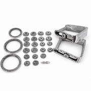 Charro Hardware Saddle Set Juego De Herrajes De Aluminio - M-Royal Saddles - Charro Saddle Parts