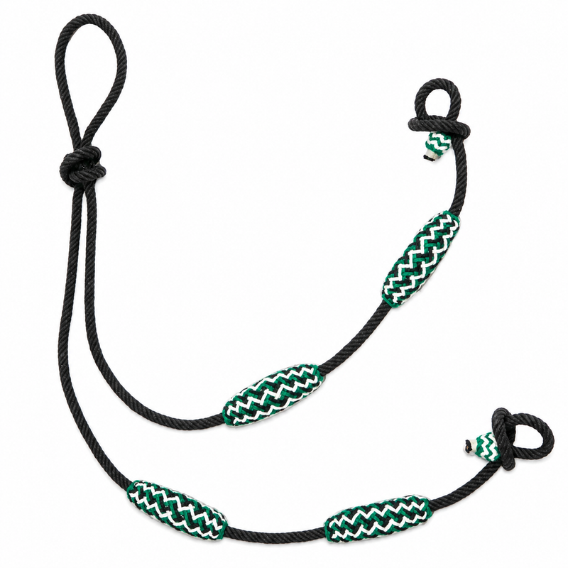 Riendas Caballo Charras Finas Con Boton - M-Royal Saddles - Charro Reins
