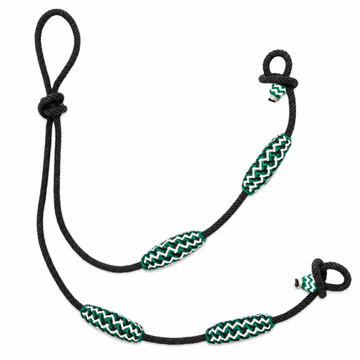 Riendas Caballo Charras Finas Con Boton - M-Royal Saddles - Charro Reins