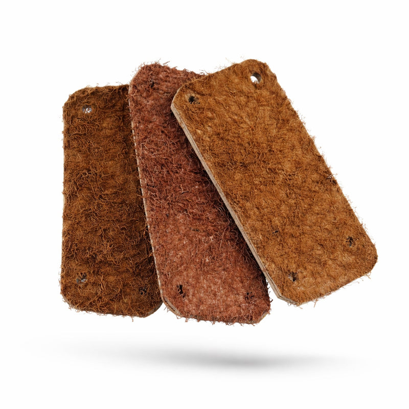 (Lot of 3) Charro Soga Rosadera Leather Burners For Rope