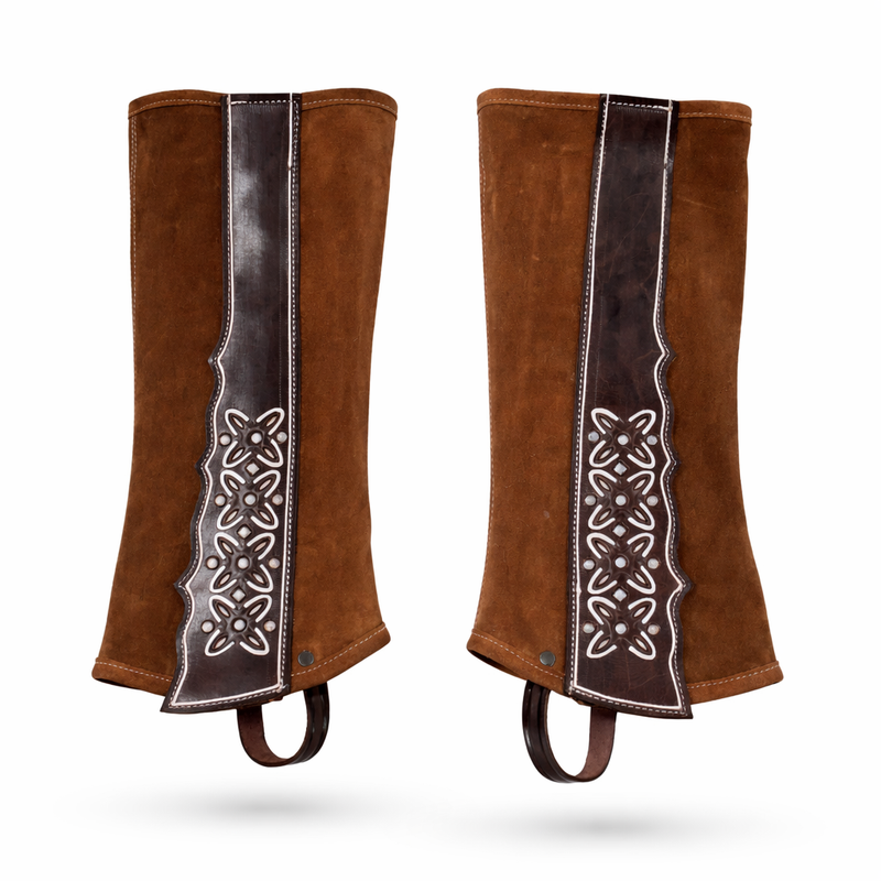 Cafe Polainas (L) Pintadas Gamuza Charro Suede Chaps
