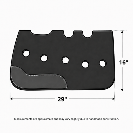 Brown Carona Ortopedica Para Montura Charra - M-Royal Saddles - Charro Pads/Caronas
