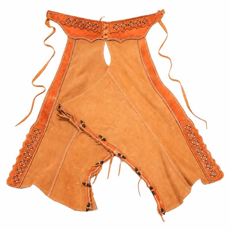 40" Charros Chaps Chaparreras Charras De Gamuza