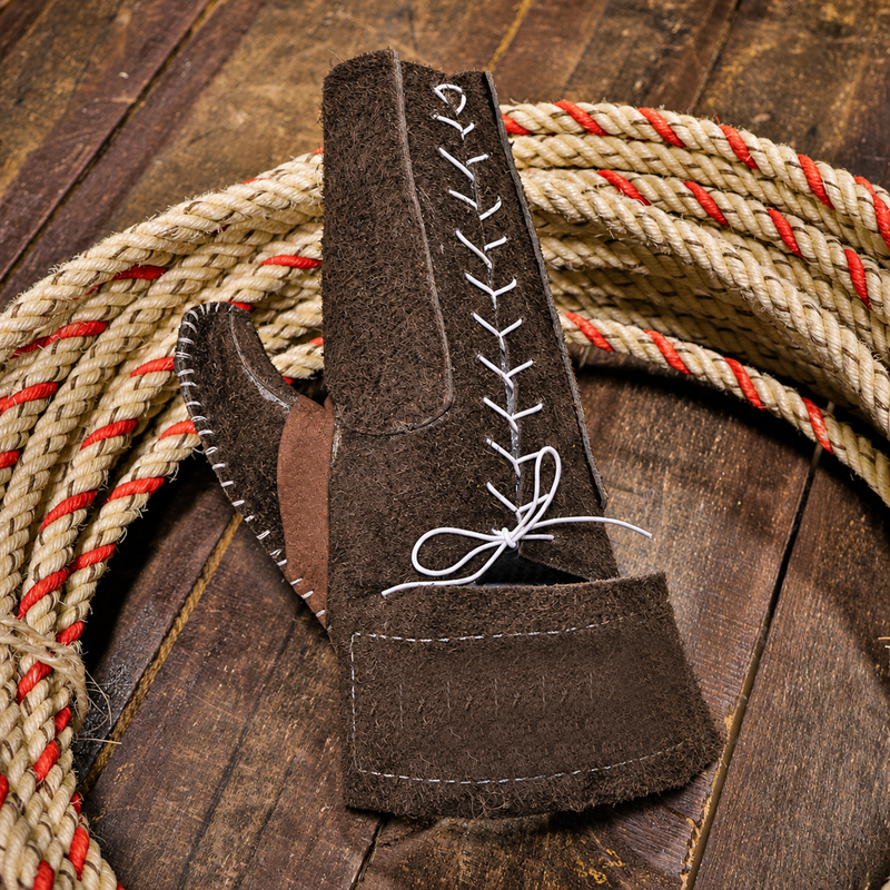 Cafe Large Manilla De Piales Charro Charreria - M-Royal Saddles - Ropes/Sogas