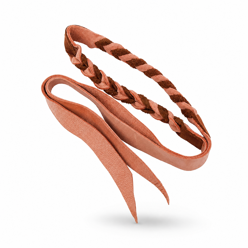 Barbiquejo 2-Tone Gamuza Sombrero Leather Chin Strap