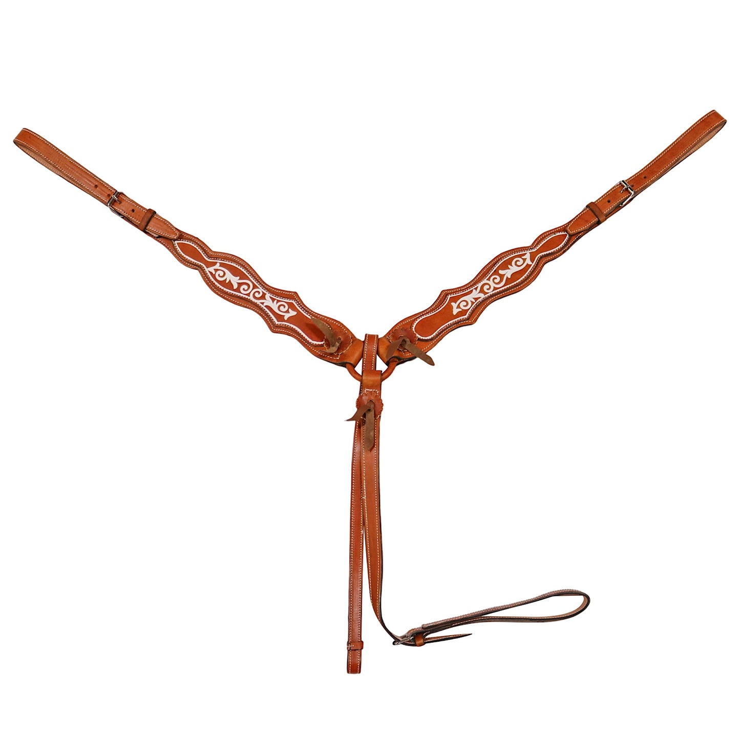 Charro Miel Pecho Pretal Tan Caballo Breastcollar
