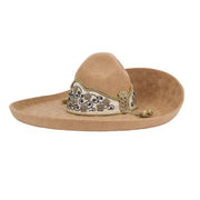 Sombrero MEX 59 Charro Toquilla Cafe Charreria - M-Royal Saddles - Sombreros Charros