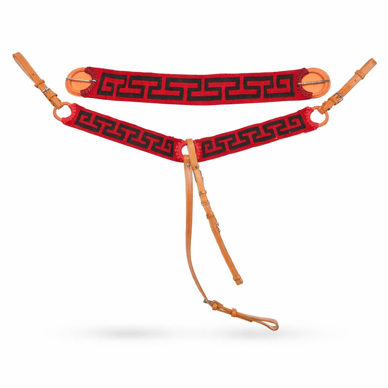 Pecho Pretal Diseno Tradicional Breast Collar/36" Cincho (SET) Breastcollar/Cinch