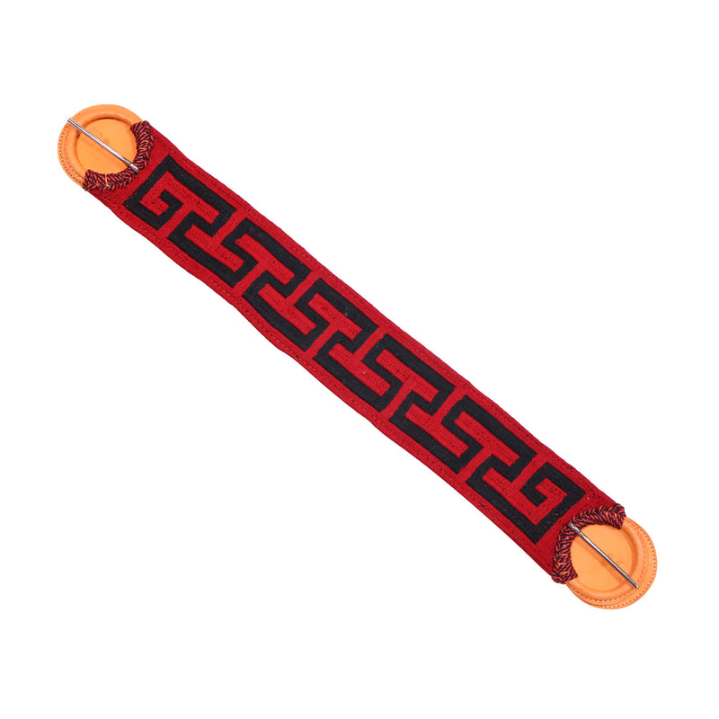 36" Cincho Charro Rojo Horse Braided Red Cinch