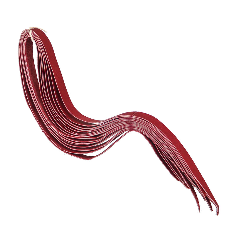 Vino Charro Saddle Strings Juego De 8 Tientos Piel
