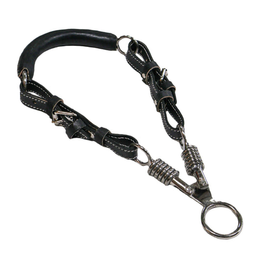 Black Charro Bosal De Tijeras Scissor Leather