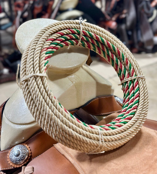 Mexican 55Ft (17m) Charro Ixtle Maguey Soga Rope Lasso