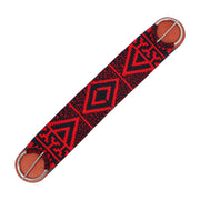 33” Fino Charro Cinch – Red Braided Cincho Neoprene | Premium Cinchos Para Caballo - M-Royal Saddles - Charro Cinchos