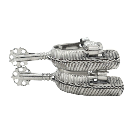 Charro Espuelin Charreria Horse Spurs Acero Espuelas