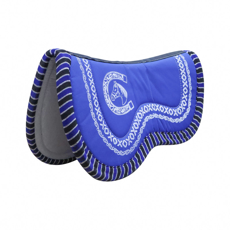 Horse Saddle Pad Azul Carona Charra Charreria