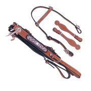 15" Fine Charro Saddle Set / Montura Charra Fina Piteada Completa (Pita) - M-Royal Saddles - Charro Saddles/Monturas