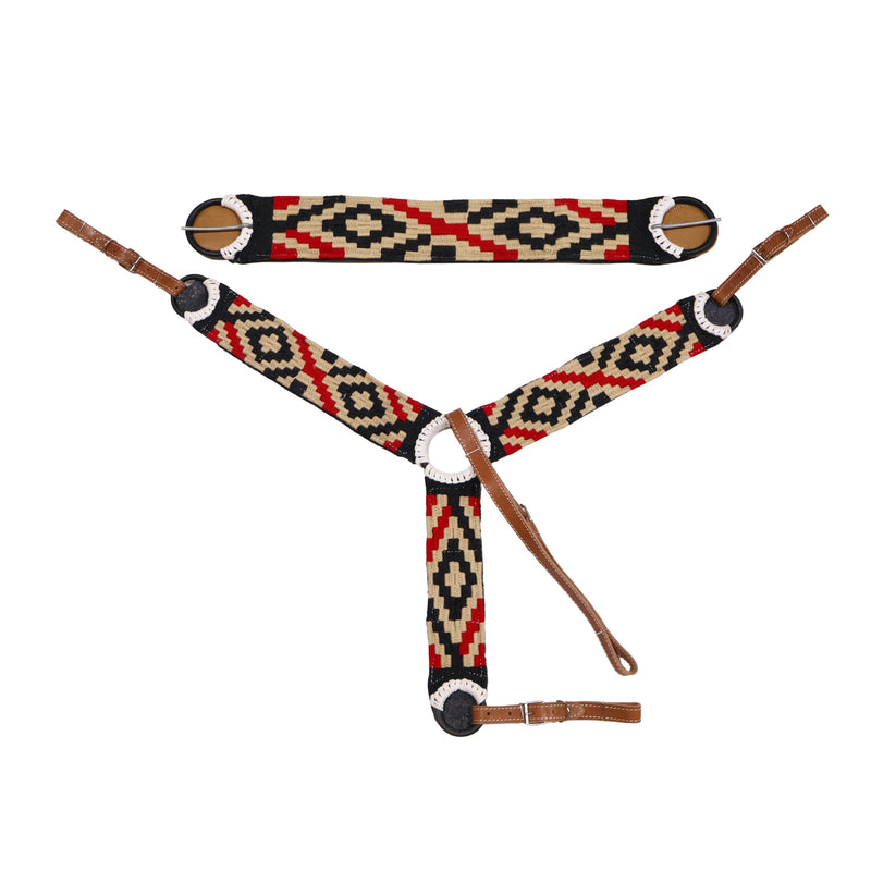 Charro Saddle Horse 34.5" Cincho Pechera Set