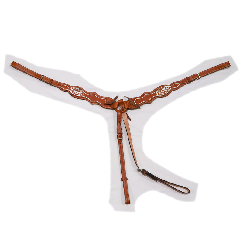 Charro Pecho Pretal De Vaqueta Horse Breast Collar