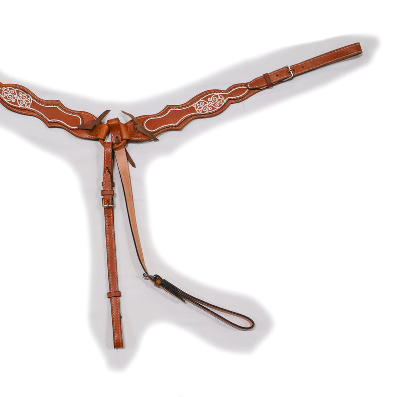 Charro Pecho Pretal De Vaqueta Horse Breast Collar