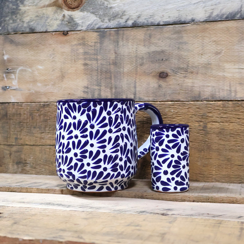 2 Charros Coffee Mug & Shot Glass