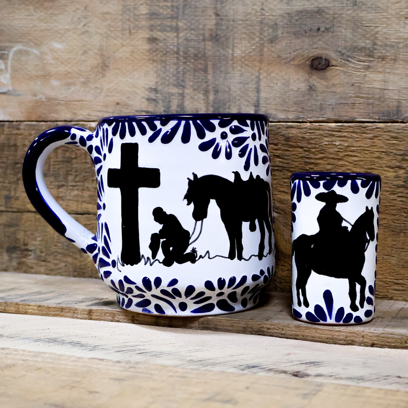 Limited Time - Charro At The Cross Coffee Mug & Shot Glass