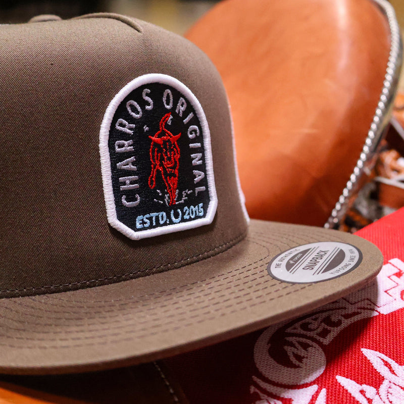 Classic Brown Charros Original Trucker Cap