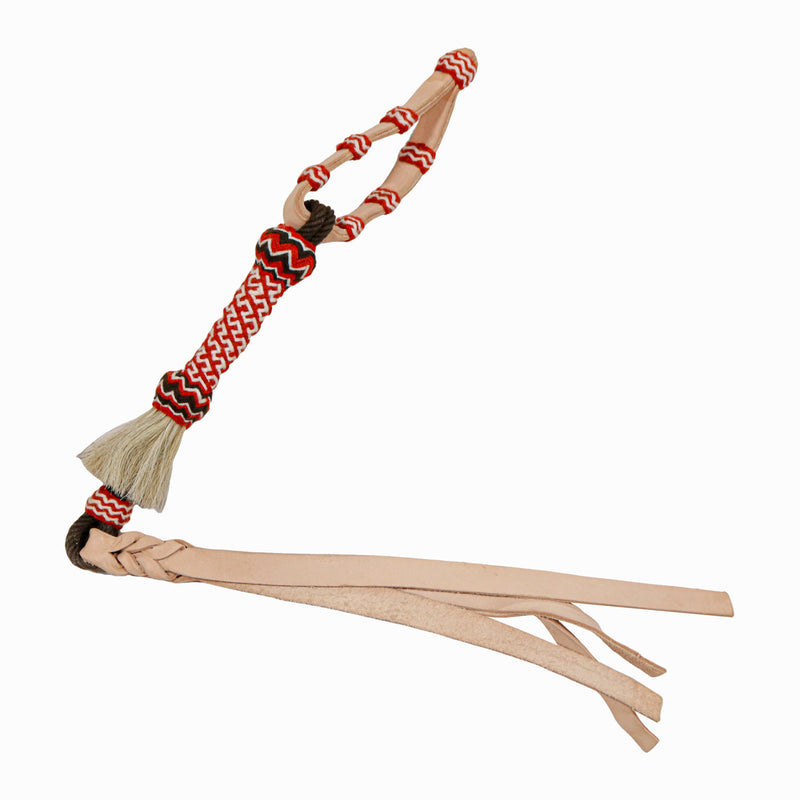 Cuarta Cafe Orange Charra Chomite Leather Quirt