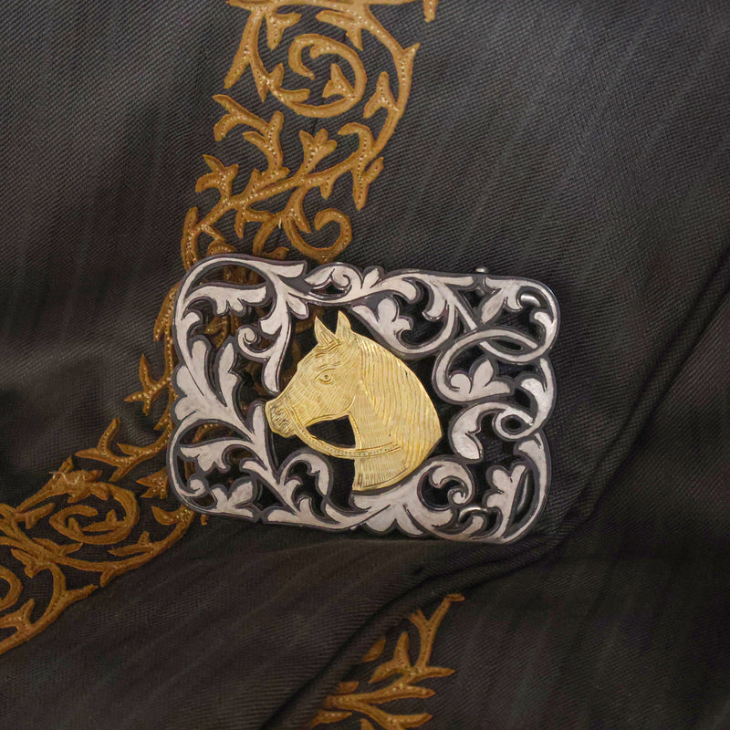 Hebilla Charra "Caballo" Diseno Charro Buckle