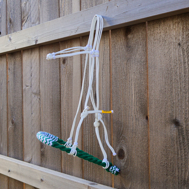 Bosal Charro Green Trenzado Horse Braided Bosal