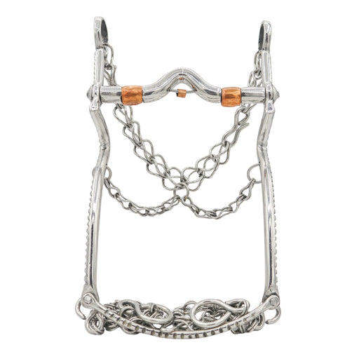 5 1/2" Freno Charro Con Cobre Horse Bit - M-Royal Saddles - Charro Bits/Frenos