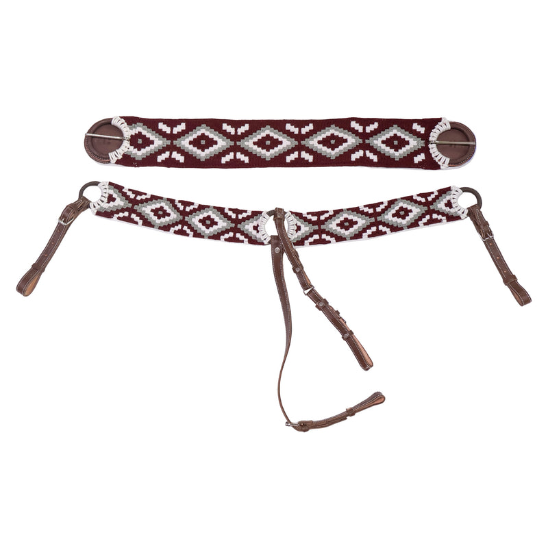 Charro Saddle Vino Pechera Breastcollar Horse 38" Cincho - M-Royal Saddles - Charro Breastcollar/Pechera