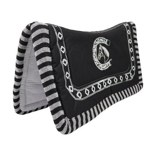 Horse Charro Carona Charra Negra Caballo - M-Royal Saddles - Charro Pads/Caronas