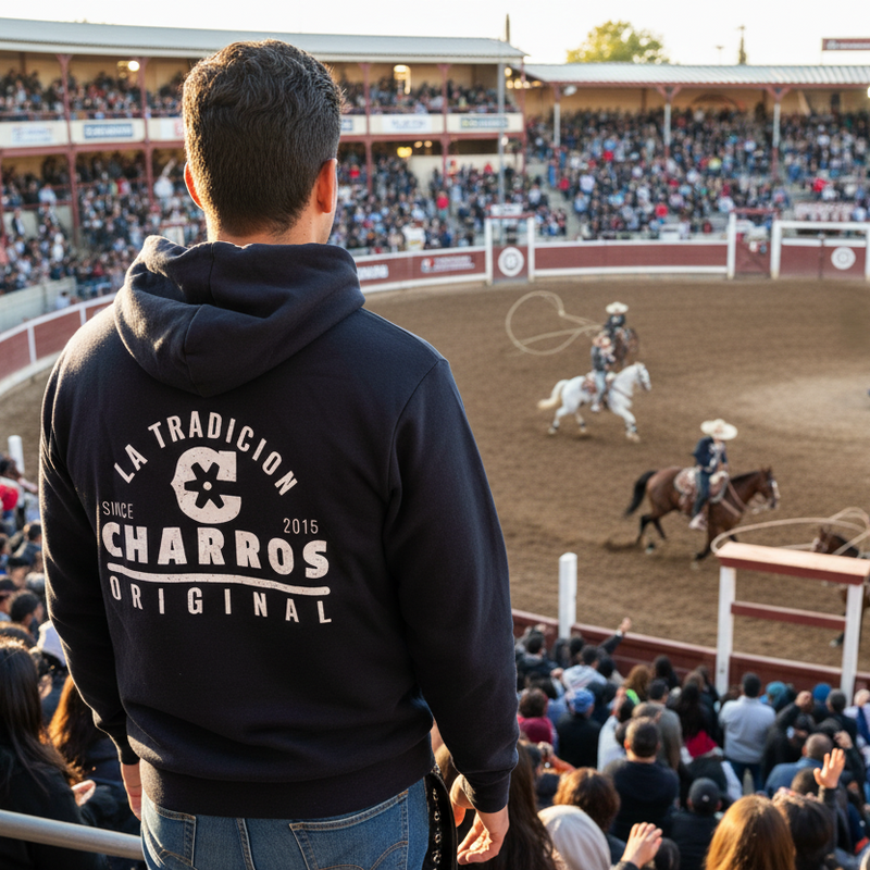 La Tradicion Azul Charros Hoodie